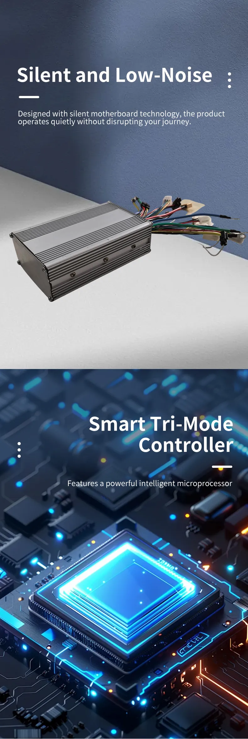 1000W brushless motor dual drive controller