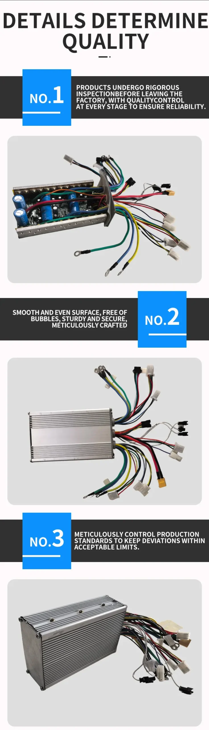 1000W brushless motor dual drive controller
