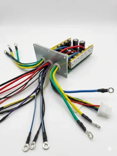 Dual-drive brushless motor drive controller for lithium battery electric bicycles